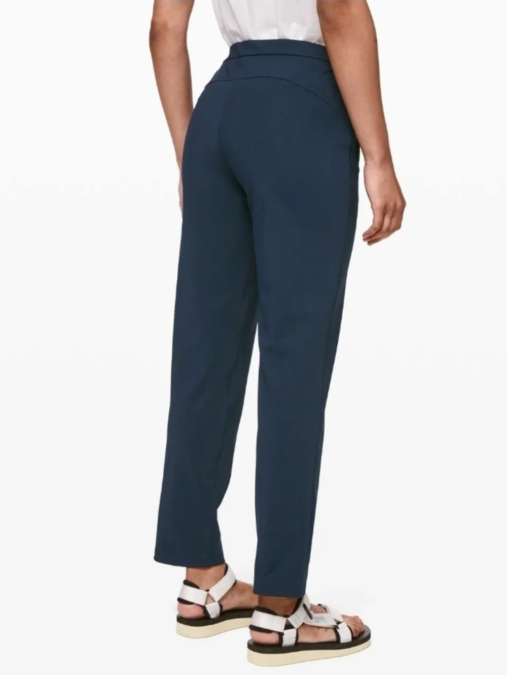 LULULEMON On The Move Pant In Navy SZ 8 - Picture 2 of 12